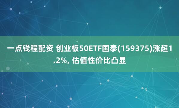 一点钱程配资 创业板50ETF国泰(159375)涨超1.2%, 估值性价比凸显